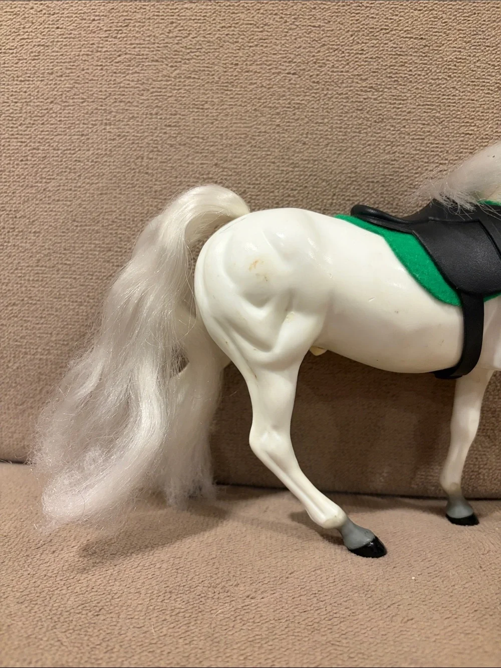 Vintage Champions toy horse white stallion produced  1980’s good used condition